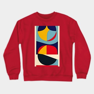 Abstract Modern: Bright Bold Circles Crewneck Sweatshirt
